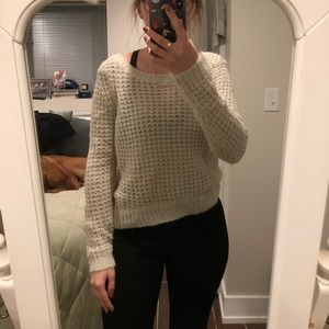 Roxy waffle knit sweater